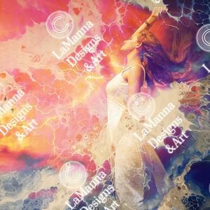 "Aurora" 8 1/2" x 11" Artwork Print of sunrise, goddess of dawn - Wall art